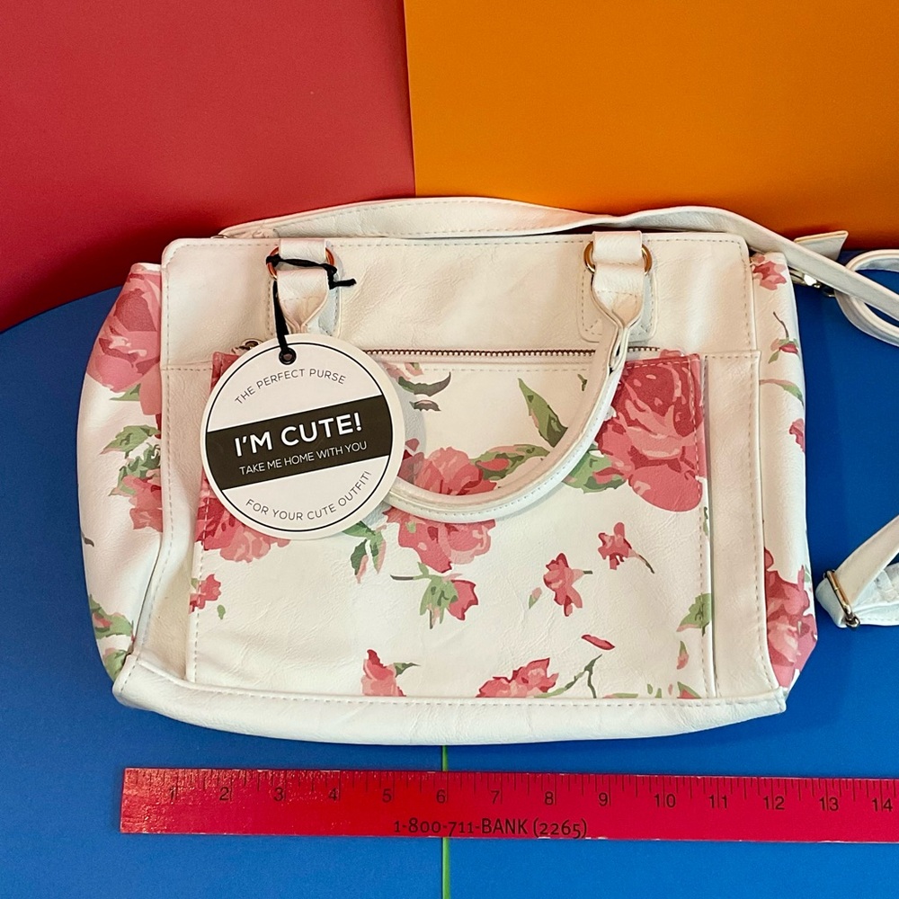 Under One Sky Floral Handbag Purse - NWT